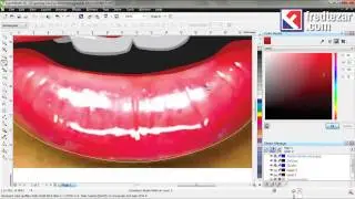 Tutorial Vector Corel Draw Cara Mudah Menggambar Bibir