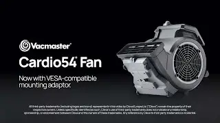 Vacmaster Cardio54 Fitness Fan and Remote Control - VESA-compatible Mounting Adaptor