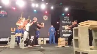 Master Drew Serrano- 3 Directional Wood Break- 7-2016