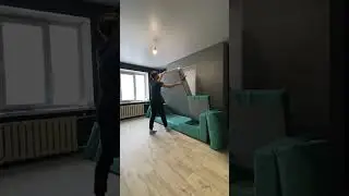 Кровать трансформер с диваном и системой хранения