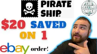 Pirate Ship for Ebay Orders || Over $20 Saved on 1 order!