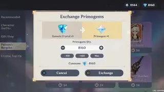 Crossplay Genesis Crystals Into Primogems Trick. Game Currency From Any Platform | Genshin Impact