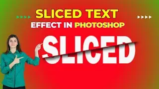 Sliced Text Effect in Adobe Photoshop | FT Motion and Graphics