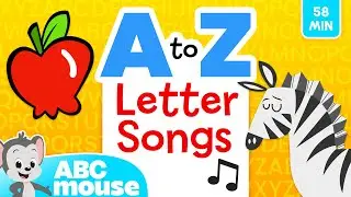 🎵 ABCmouse Alphabet Songs A to Z | 58-Minute Preschool Music Compilation for TV | Learn the ABCs! 🎶