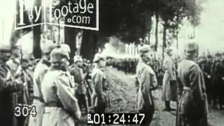 1914 World War I German Army Marching and Cavalry