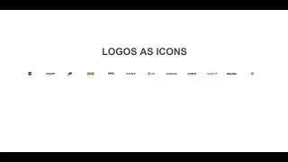 Logos As Icons  | HTML and CSS