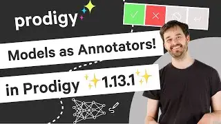 MODELS AS ANNOTATORS in Prodigy v1.13.1 - Focus when models disagree!