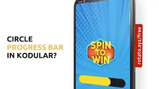 How To Create Circular Loading Progress Bar In Kodular 🔥 🔥 🔥