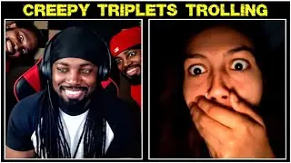 Creepy Triplets Prank on OMEGLE