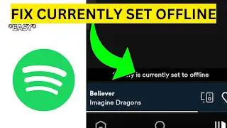 How To Fix Spotify Currently Set To Offline(EASY)