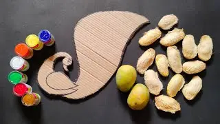 Unique Wall Hanging Craft Using Waste Mango seeds| Home Decoration Ideas