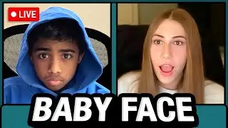 BABY FACE TROLLING on OMEGLE (LIVE)