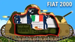 WW1's Worst Prototype Tank - Fiat 2000 (Cross Section)