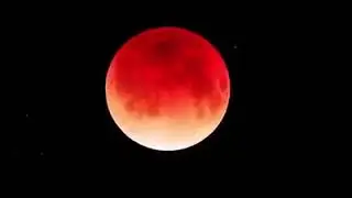 VIDEO QUE MOSTRA O ECLIPSE  eclipse lunar vídeo completo
