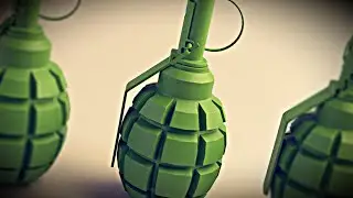 Создание реалистичной модели гранаты Ф-1 в Blender!
