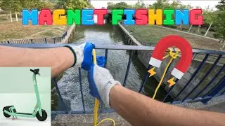 MAGNET FISHING🧲 ÎN PARCUL PLUMBUITA | AM GĂSIT O TROTINETĂ | LA POVEȘTI CU OAMENII