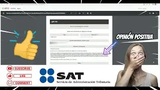 OBTÉN TU OPINIÓN DE OBLIGACIONES FISCALES SAT || 32D || OPINIÓN POSITIVA