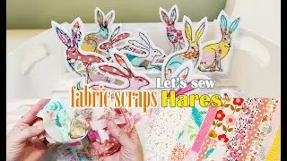 Turn your Fabric Scraps into spring decorations.