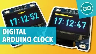 ARDUINO CLOCK OLED DISPLAY AND ANIMATION - Arduino project