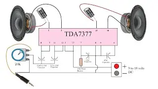 TDA7377 Amplifier Circuit Diagram TDA7377 Stereo Amplifier TDA7377 Subwoofer Amplifier TDA7377 2.1