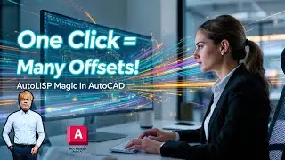 Create Multiple Offsets Instantly in AutoCAD | AutoLISP Trick