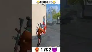 LAST ZONE 🥵 1 VS 2 🥶 BODY SPRAY ⛲ NOOB LIFE 😂 -999 IQ LEVEL #freefire #4flagarmy #shorts