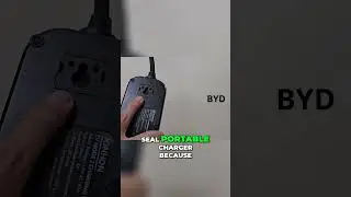 Hanging my BYD Seal EV portable home Chargers