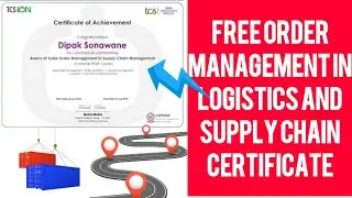 Free courses online with certificates 2021 | logistics and supply chain management course