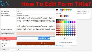 How To Edit Form Title In Google Spreadsheet?