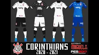 KIT CORINTHIANS 2020 - 2021 PARA PES 2017