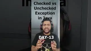 Checked vs Unchecked Exception in Java 