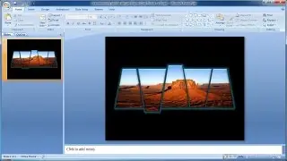 Tutorial PowerPoint 2007 |Cara Memotong Gambar Dengan Shapes (Crop Picture To Shape) di PowerPoint