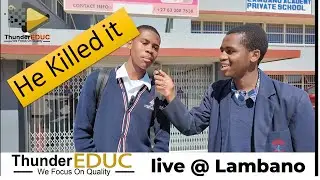 HE KILLED IT : GRADE 12 LIFE SCIENCE CROSS NIGHT-THUNDEREDUC BEST COMPETITION EVER