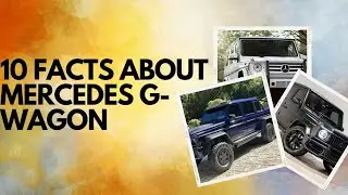 10 Facts About Mercedes  G Wagon #car #new #youtube