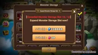 Monster Storage Tip - Summoners War