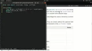Intro to Python chapter 1.5, Building a clock