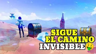 💎 CONSIGUE este COFRE LUJOSO siguiendo el CAMINO INVISIBLE 🤑 Sumeru 3.1 | Genshin Impact