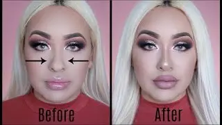 HOW TO FAKE A NOSE JOB WITH MAKEUP | FOR BEGINNERS