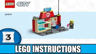 LEGO Instructions | City | 60375 | Fire Station and Fire Engine (Book 3)