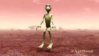 Dame Tu Cosita by ArtNoux (Official Video) | Short Version Video of Green Alien Dance | @ArtNoux