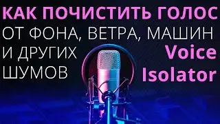 КАК БЫСТРО ПОЧИСТИТЬ ГОЛОС ОТ ВЕТРА, МАШИН И ДРУГИХ ШУМОВ?