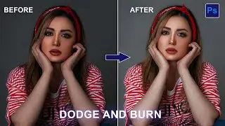 Dodge & Burn in photoshop. | Dodge & Burn with calculation in Photoshop. | PSD