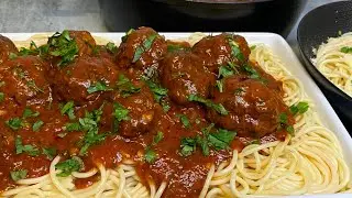 How To Make Spaghetti And Meatballs Recipe// Masof's Kitchen