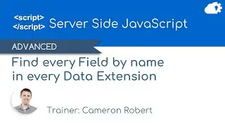 Find Fields in Data Extensions in Salesforce Marketing Cloud