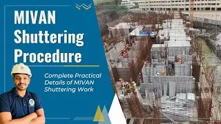 MIVAN Shuttering Procedure I Practical on construction site I by Civil Construct
