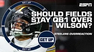 REACTION to Justin Fields in Steelers' Week 1 win: 'Not great, but could be worse' 🤷‍♂️ | Get Up