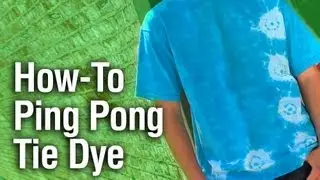How-To Tie Dye with Ping Pong Balls