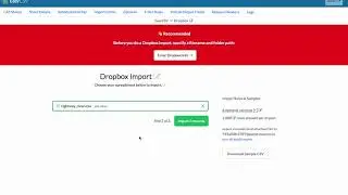 Dropbox: Automate CSV Uploads from email or API requests