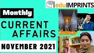 Monthly Current Affairs November 2021| DU LLB 2022 | AILET 2022 | CLAT | BHU LLB| MAHCET LLB| PU LAW