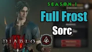 WT3 Frost Sorcerer Build - Shattering everything to pieces - Season 1 Diablo 4 1440p